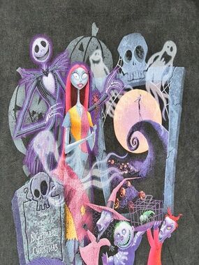 GOAT | Disney Tim Burton Nightmare Before Christmas Graphic Tee | 2XL